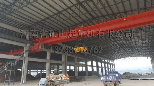 新型生物發電抓斗起重機